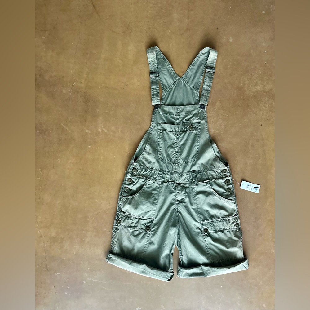 Joie Army/Olive Green Cargo Overalls